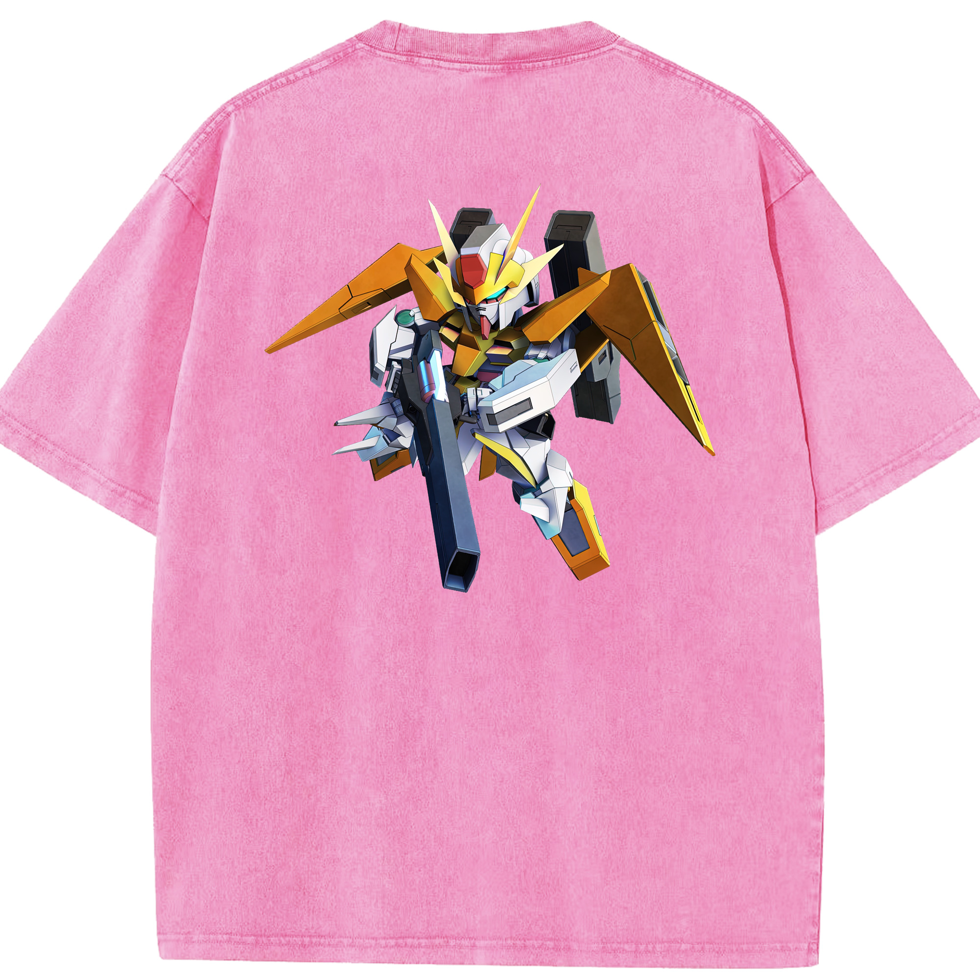 （画像用） 機動戦士ガンダム Mobile Suit Gundam 綿100% ヴィンテージ風 半袖Tシャツ（背面プリント）